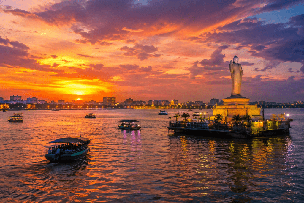 Buddha Statue at Hussain Sagar Lake